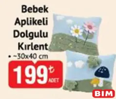 BABYCO BEBEK APLİKELİ DOLGULU KIRLENT